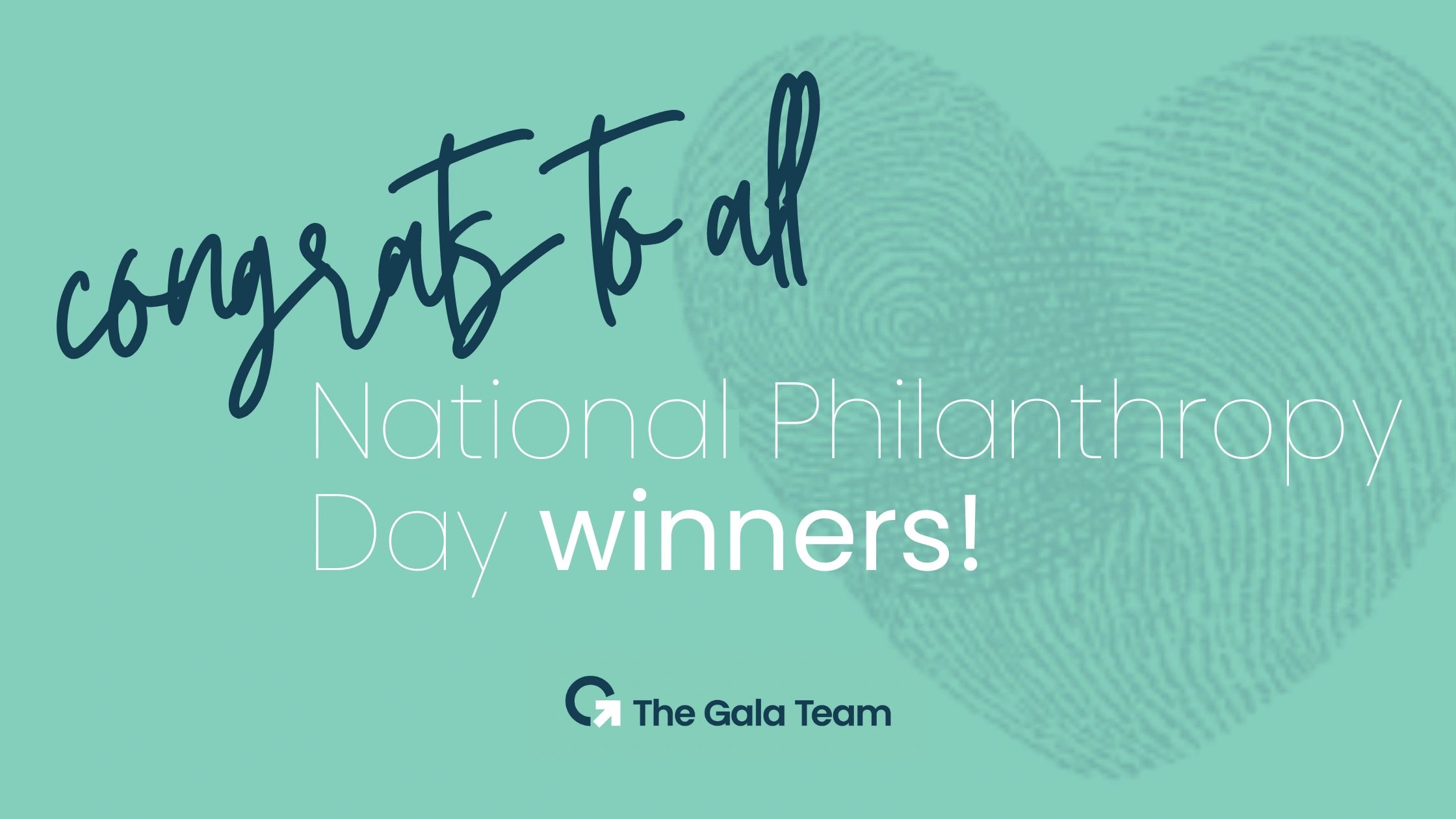 Congrats to all National Philanthropy Day Winners!